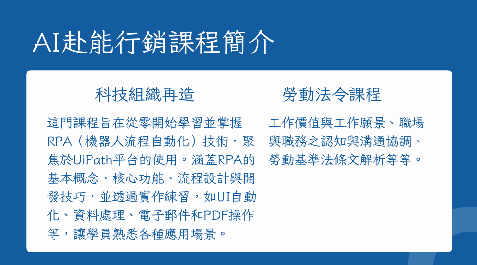 課程資訊